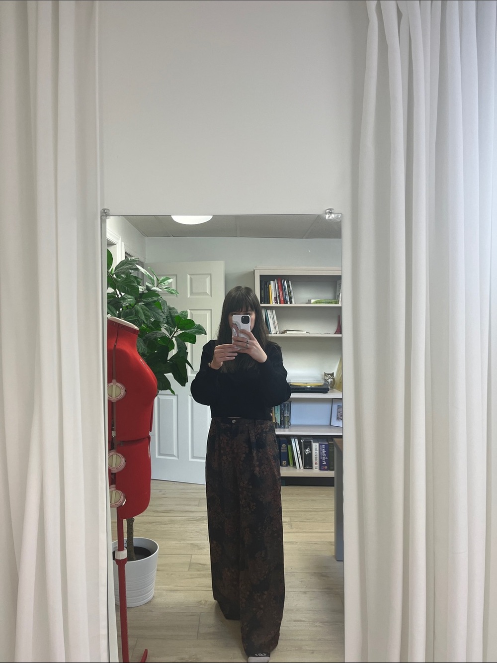Icone Wide Leg Floral-Pattern Women’s Pants